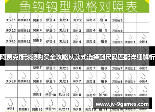 阿贾克斯球服购买全攻略从款式选择到尺码匹配详细解析